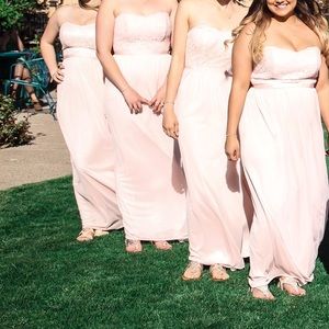 David’s bridal bridesmaids dress